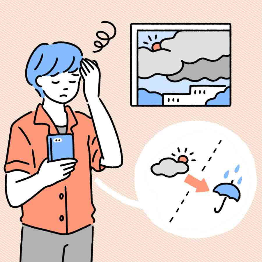 体調不良は気圧による病気って本当？気象病を耳鼻科医が徹底解説。