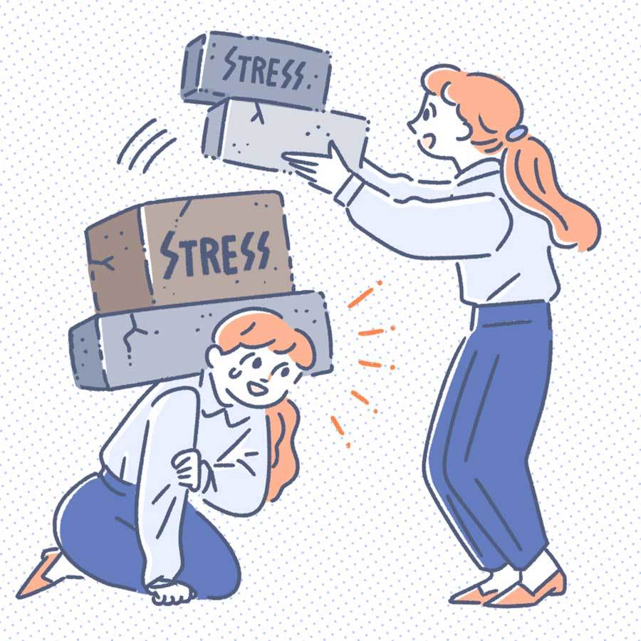 これってストレスからくる症状？女性に多い症状と、病気のサインも解説。