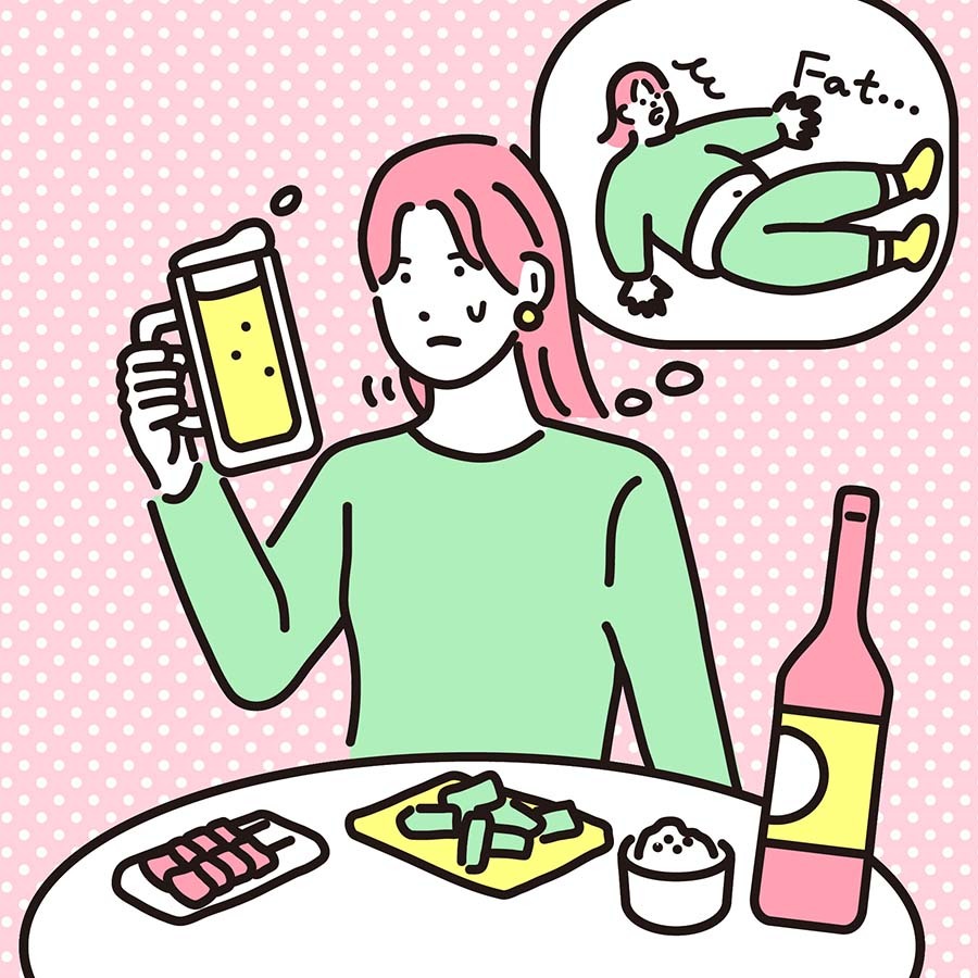 ダイエット中もお酒をやめたくない方へ!管理栄養士が教える簡単飲酒メソッド。