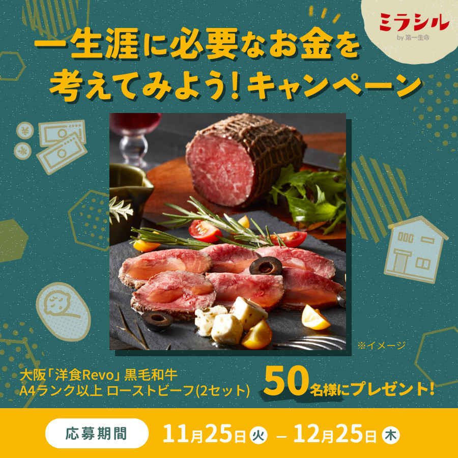 一生涯に必要なお金を考えてみよう！キャンペーン