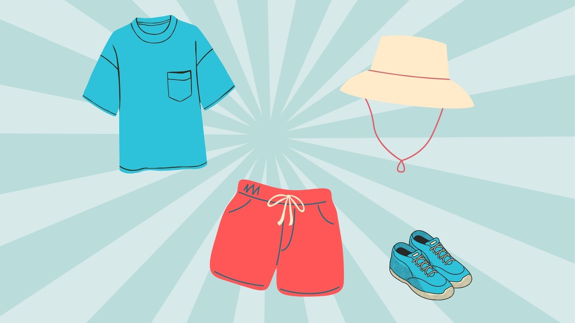 夏フェスに適した服装