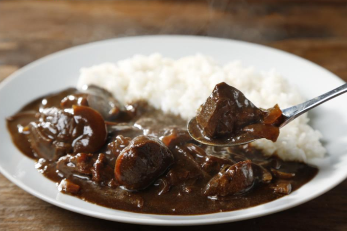 エゾシカ肉のカレー