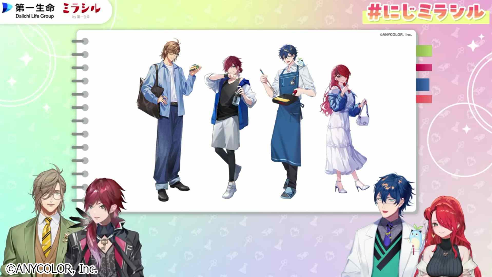 にじさんじ エデン組と学ぶ、ミラシルの魅力】日常のピンチを