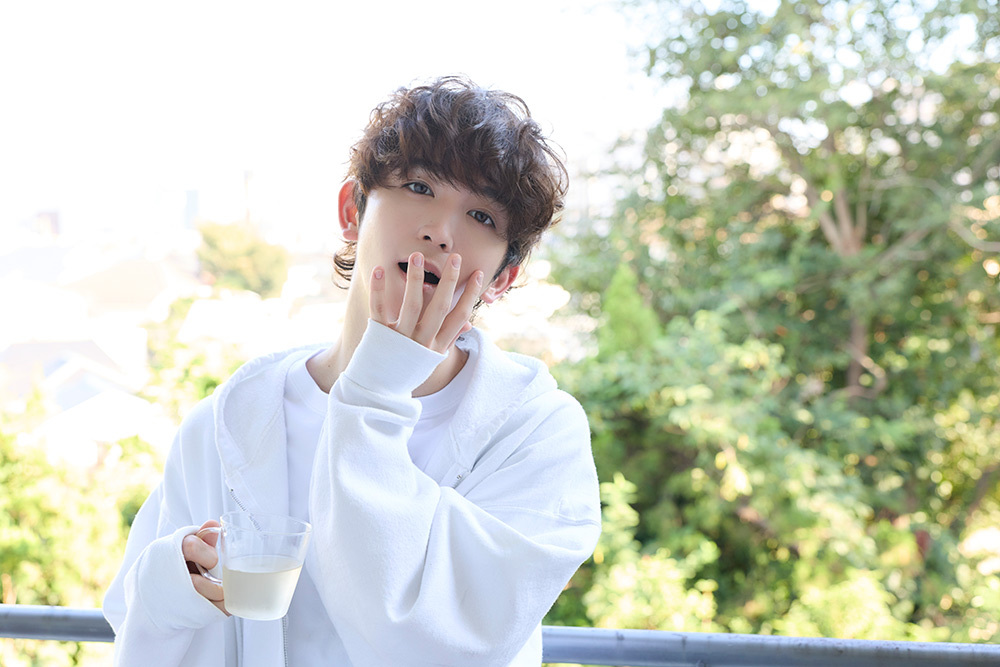 あくびするミロさん。