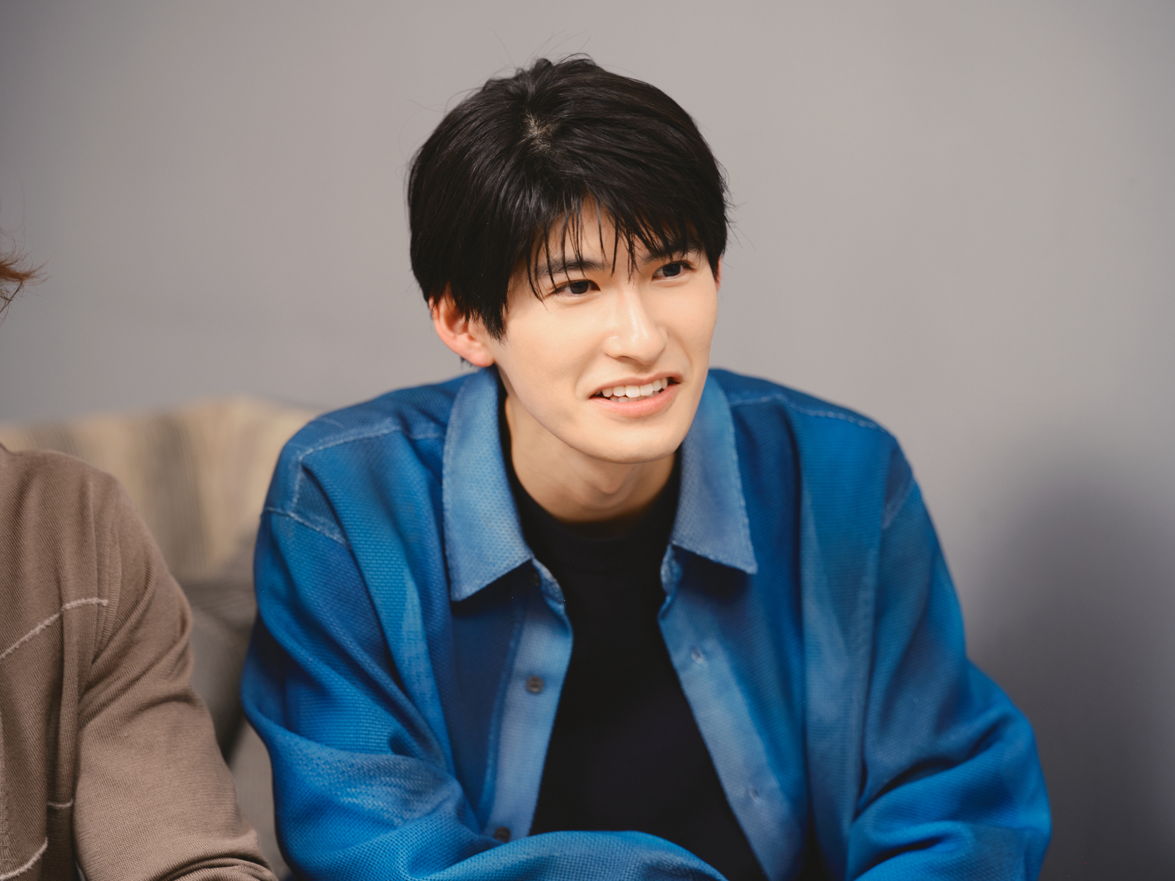 インタビューに答える徳永智加来さん