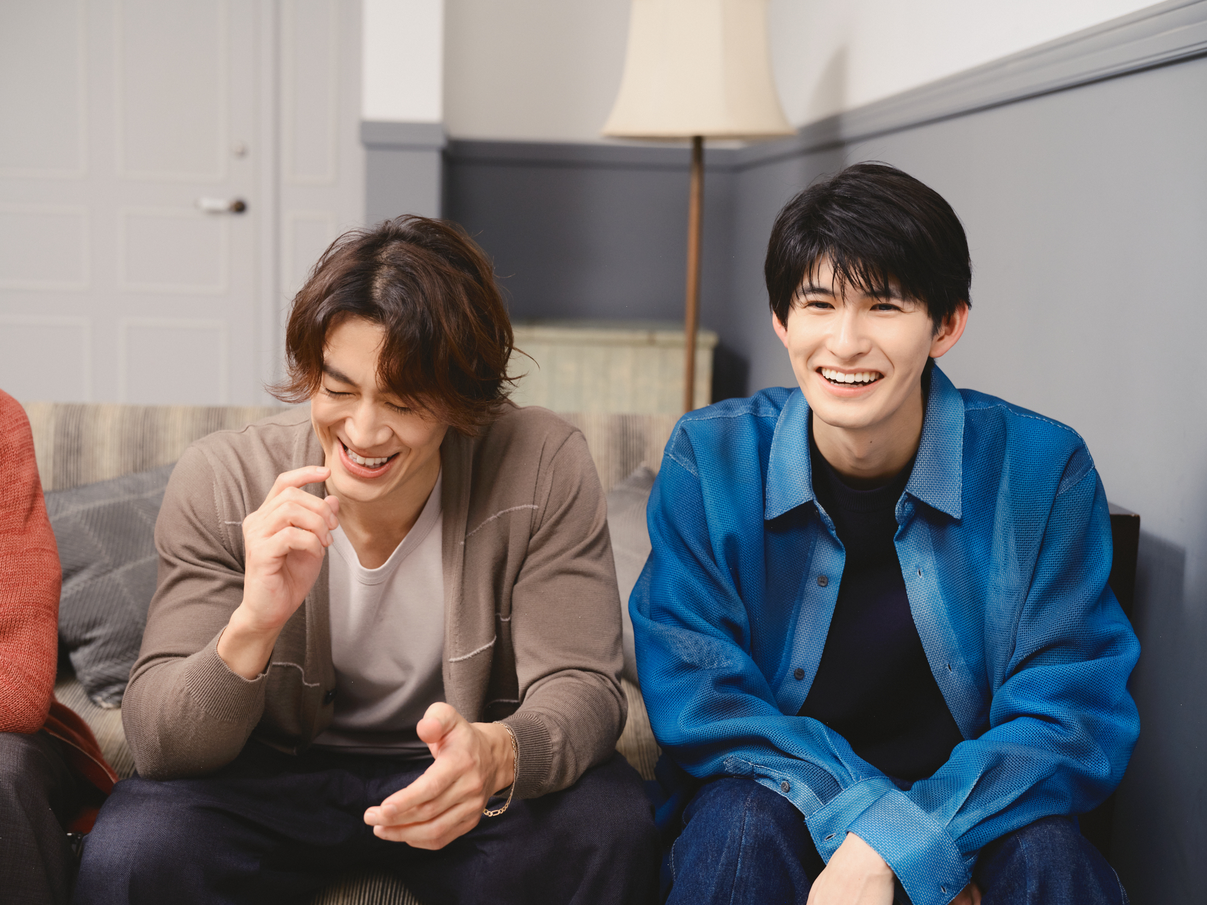 笑っている青柳塁斗さんと徳永智加来さん