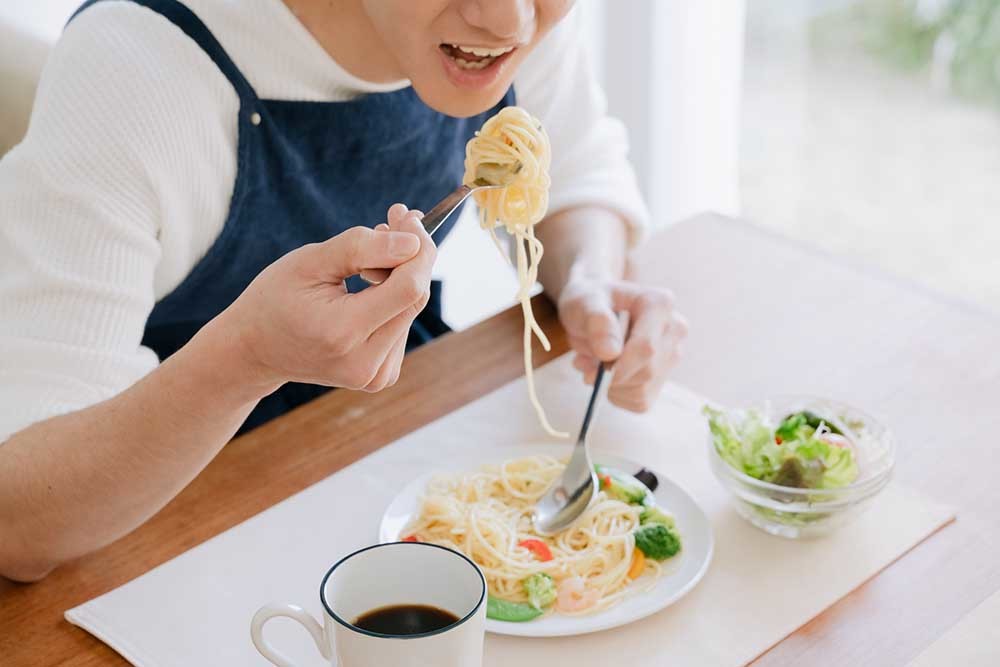 「腹八分目以下」を心がけよう。