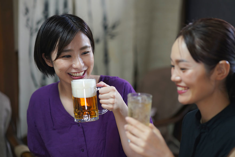 太りにくいお酒の飲み方。