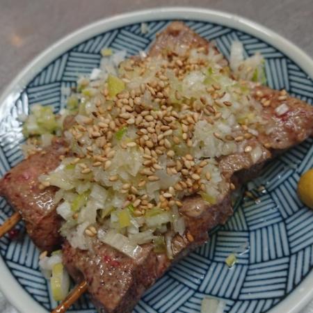 葱レバ 480円